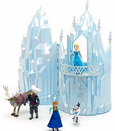 Disney Elsa Musical Ice Castle Playset - From Disneys Frozen (includes 5x figures) - Castle lights up and p