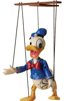 Disney Enesco Disney Traditions Donald Marionette, Donald Duck