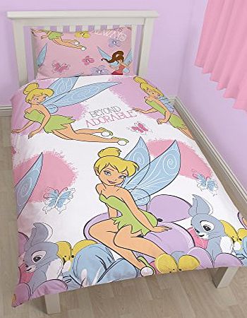 Disney Fairies Sweet Single Duvet Cover and