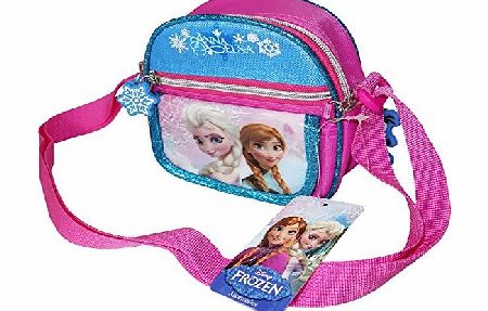 Disney Frozen Anna Elsa Girls Pink Blue Bag Shoulder Handbag Clutch Purse Kids Childrens Toy