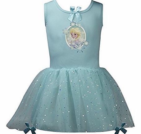 Disney FROZEN DISNEY Girls Fancy Dress Fairy Tutu Printed ELSA ANNA Princess