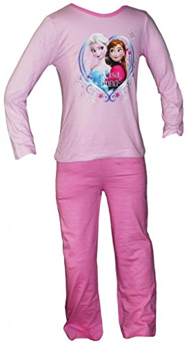 Girls Disney Frozen Elsa Pyjama Set / PJs / Pajamas (8 Years, Pink)