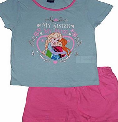 Disney Frozen Girls Disney Frozen Elsa Pyjama Set / PJs / Pajamas (8 Years, Turquoise)