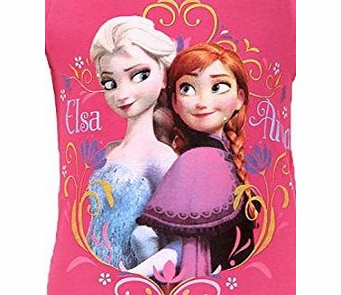 Disney Frozen Girls Disney Frozen Elsa T Shirt / Tee / Top (3 Years, Pink)