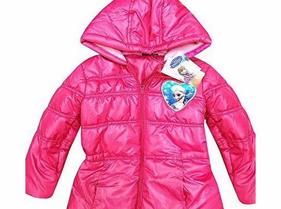 Disney Frozen Girls Frozen Elsa Snow Queen Jacket - Pink - Size - 4A