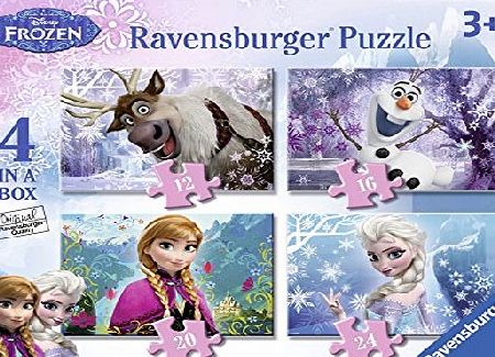 Disney Frozen Ravensburger Disney Frozen 4 in a Box Puzzle