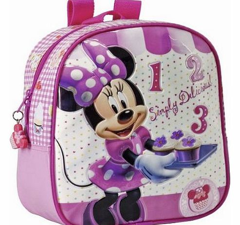 Disney Genuine Childrens Kids Girls Backpack (Small Minnie Mouse Simply Delicious Backpack)
