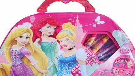 Disney Girls Pink Disney Princess Carry Along Full Art Set by Disney