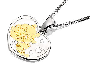 Gold Plated On Sterling Silver Winnie The