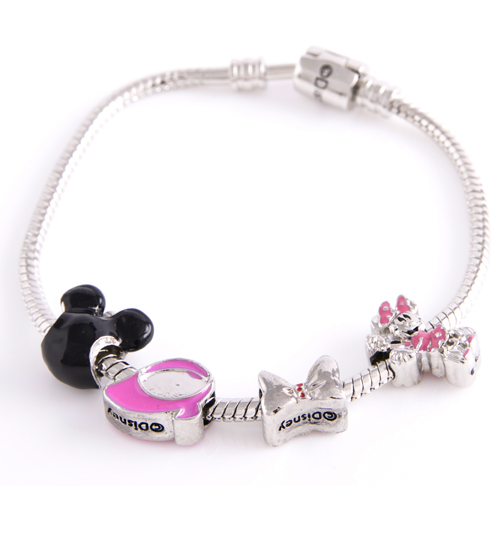 Disney Minnie Mouse Charm Bracelet Set from