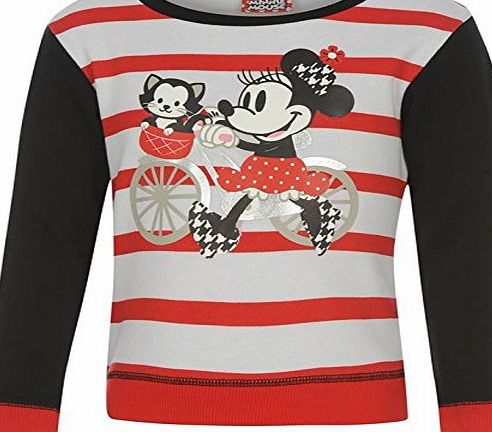 Disney Kids Crew Sweater Infant Girls Minnie Black 5-6 Yrs