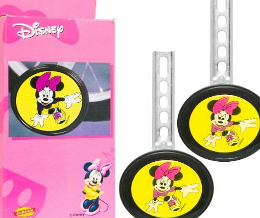 Disney Kids Disney 12``-20`` Universal Bike Stabiliser Training Wheels (Minnie Mouse)
