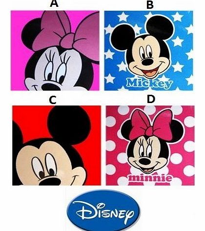 Disney Mickey Mouse or Minnie Mouse Wash Cloth Flannel - Design D