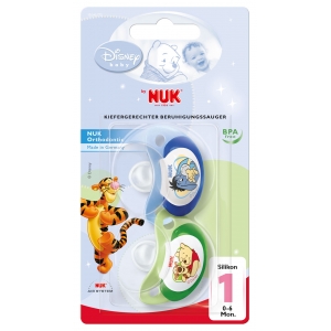DISNEY NUK Winnie the Pooh Silicone Soother S1