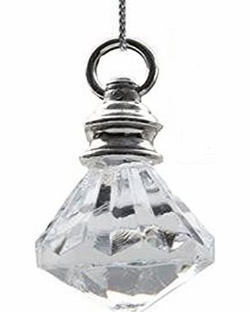 Disney Pack of 5 Clear Acrylic Pendant Christmas Tree Decorations