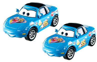disney Pixar Cars - Diecast Movie Moments - Dinoco Mia and Dinoco Tia