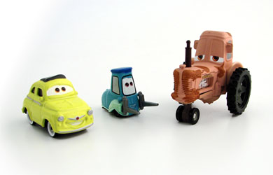 disney Pixar Cars - Diecast Movie Moments - Luigi, Guido and Tractor