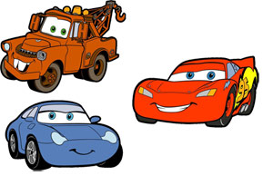 Pixar Cars Foam Elements