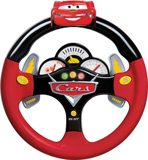 Pixar Cars Steering Wheel with Lights and