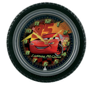 Pixar Cars Tyre Wall Clock