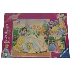 Disney Princess 3 x 49 Piece Jigsaw Puzzle