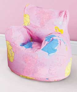 Princess Bean Chair Cover - Pink