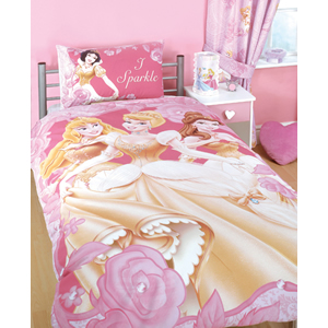 Disney Princess Bedding - I Sparkle Single Duvet