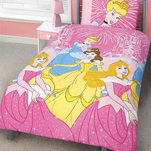 Disney Princess Bedding - Shimmering Single Duvet