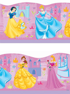 Disney Princess Border Shaped 5m x 214mm