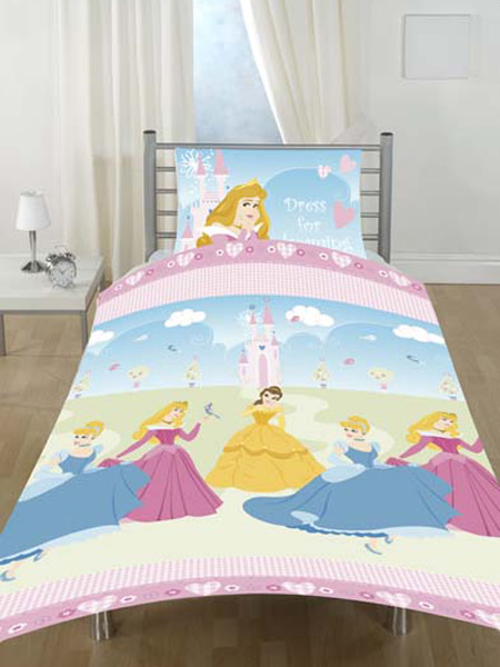Disney Princess Duvet Cover and Pillowcase and#39;Take a Strolland39; Design
