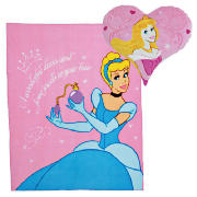 Disney Princess Fleece and Cushion