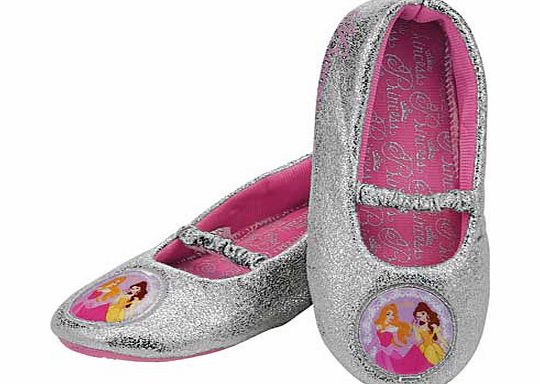 Disney Princess Girls Grey Slippers - Size 12
