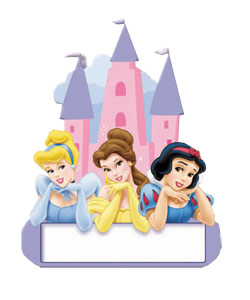 Disney Princess Name Plate