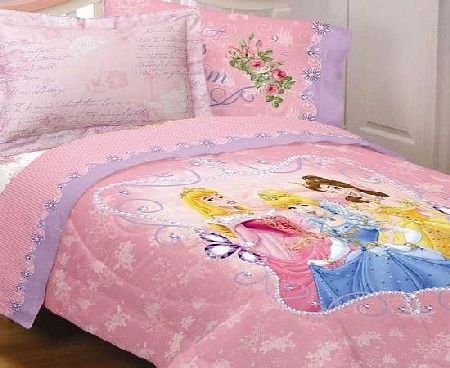 Disney Princess Pillow Sham Set Dear Diary Bed Accessories