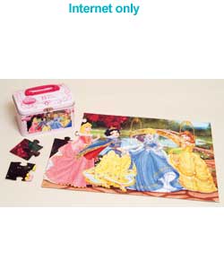 Princess Puzzle in a Tin