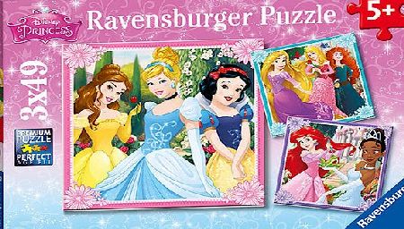 Disney Princess Ravensburger Disney Princess 3x49 Piece Puzzles