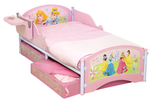 Princess Toddler Bed with Storage