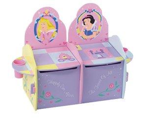 Princess Two Seater Toybox/Bench