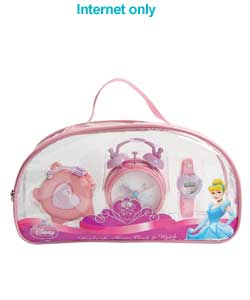 Princess Watch, Alarm Clock, Hairbrush Gift Set