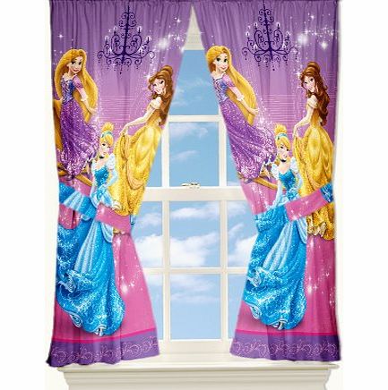 Disney Princesses Drapes Cinderella Glamour Window Curtains