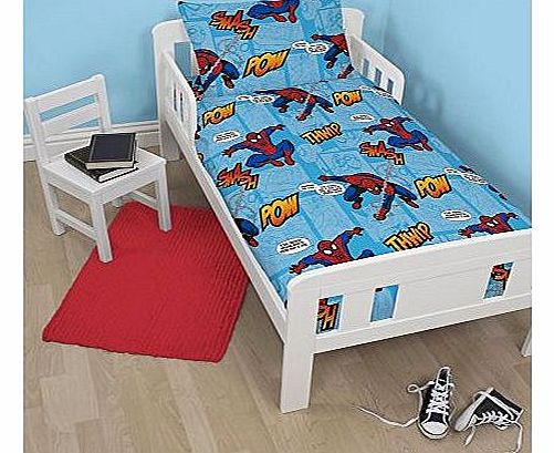 Spiderman Ultimate Thwip Junior Rotary Bedding Bundle