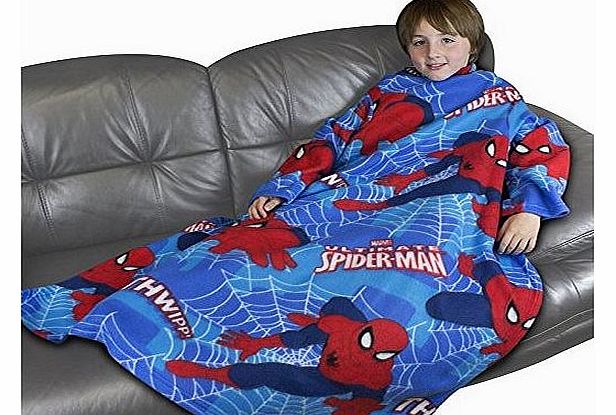 Disney Spiderman Ultimate Thwip Sleeved Fleece, Multi-Colour