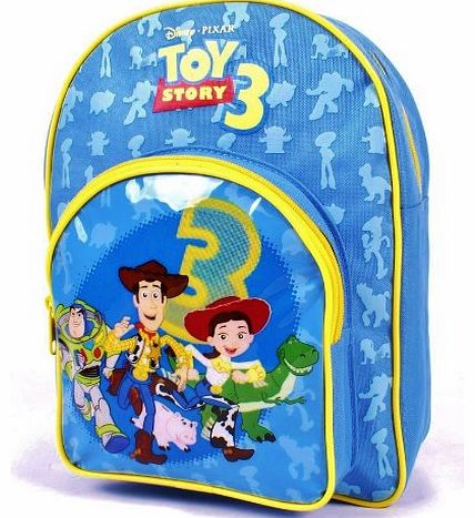 Toy Story - Woody and Gang Toddler Backpack with Front Pocket / Rucksack School Bag Blue