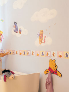 Disney Winnie the Pooh Winnie the Pooh Wall Stickers Stikarounds Pooh licious Design 38 pieces