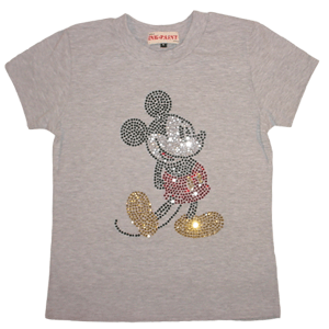 Disneys Ink and Paint Ink and Paint Mickey Diamonte Tee