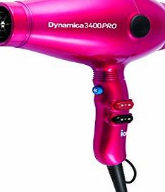 Diva Professional Styling Dynamica 3400 Pro Chromatix Hair Dryer, Raspberry Crush