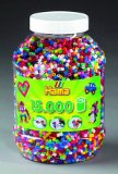 Hama Beads 15000 Neon Mix in Jar