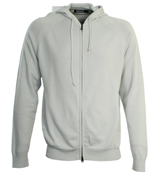 Aluminium Grey Full Zip Hooded Sweater