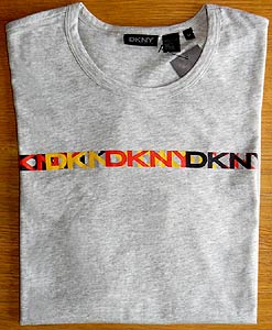 Crew-neck Multicolour and#39;DKNYand39; Tee-shirt