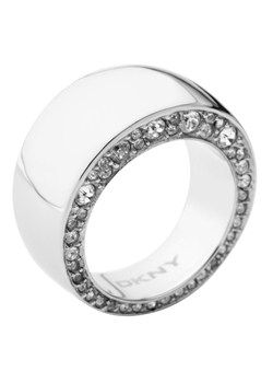 Essential Ladies Steel and Crystal Ring